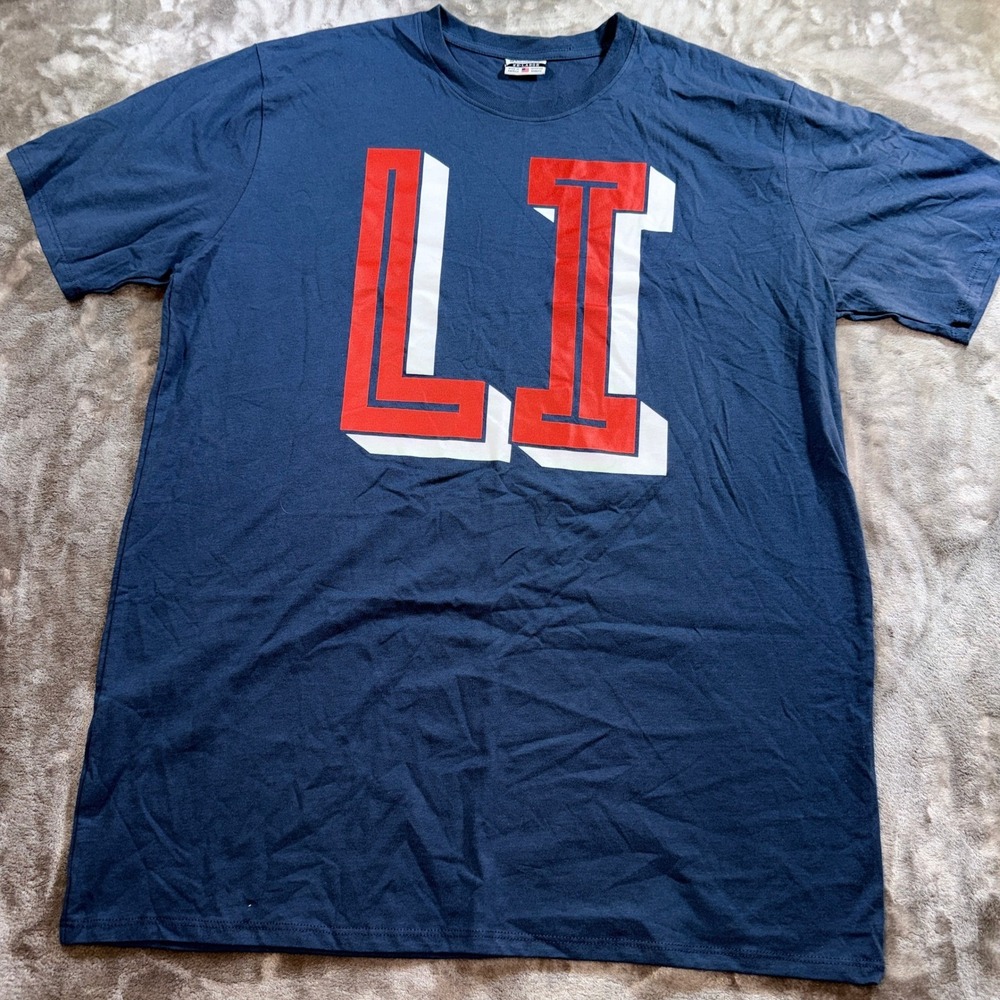 Where I'm From T-Shirt Mens XXL Navy Blue NWOT‎ Long Island LI Graphic Tee